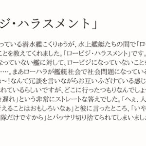 「ロービジ・ハラスメント」